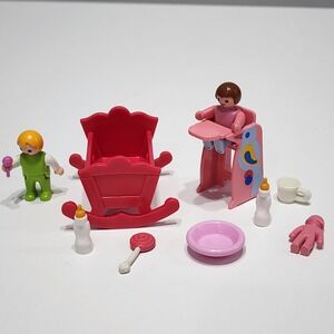 Playmobil Baby Crib High Chair Babies Toddler Doll House Replacement Parts‎ Lot